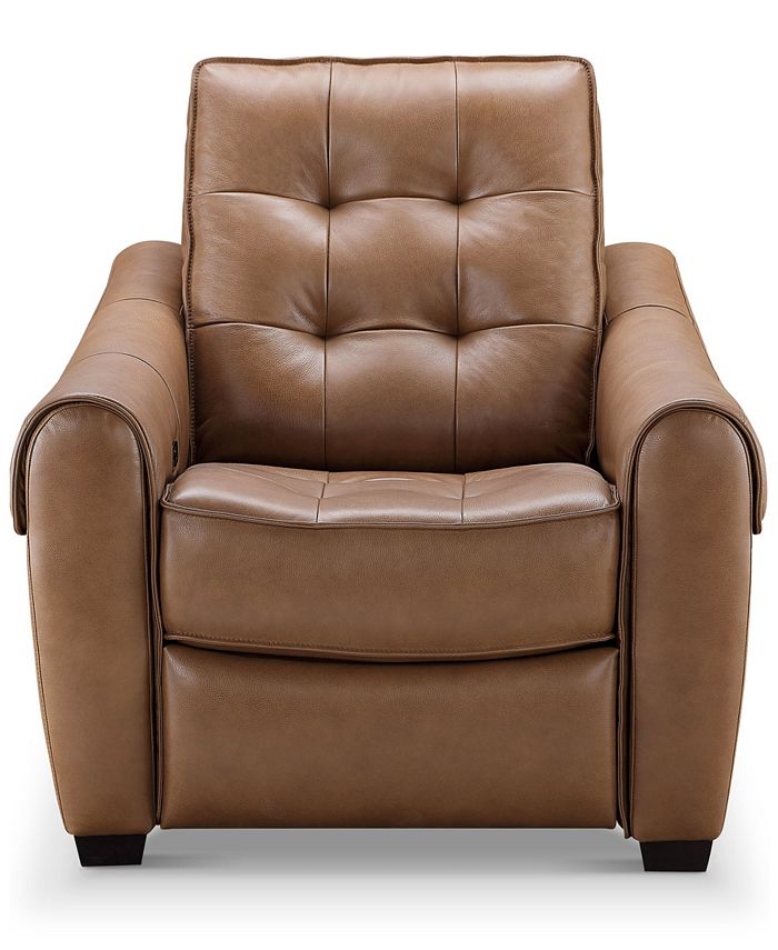 Abbyson Living Berry Leather Power Recliner Macy's