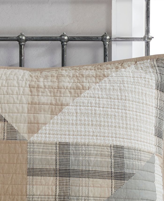Woolrich Olsen Oversized Cotton 3 Piece Quilt Set, Full/Queen Macy's