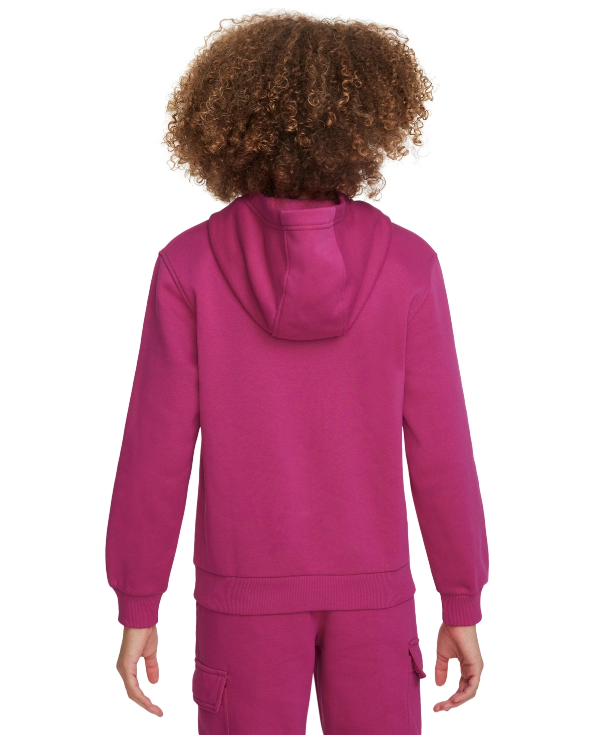 Shop Nike Sportswear Big Kids Club Fleece Pullover Hoodie In Pink