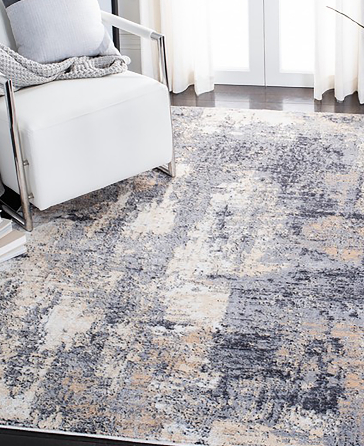 Safavieh Amelia ALA777 3' x 3' Area Rug - Gold