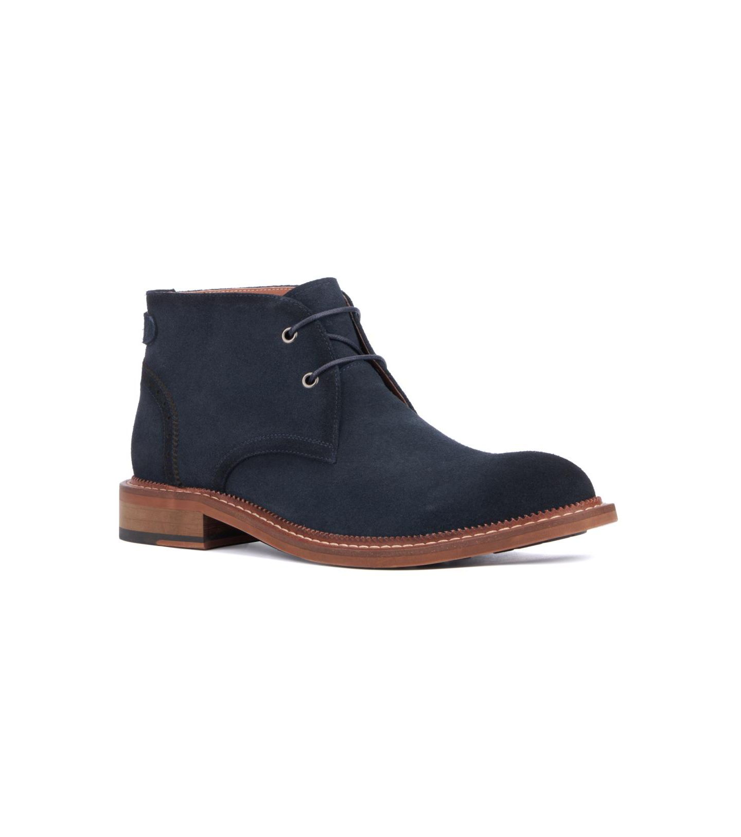 Мужские ботинки Vintage Foundry Co Suede Milton, цвет: Тёмно-синий — фото 1