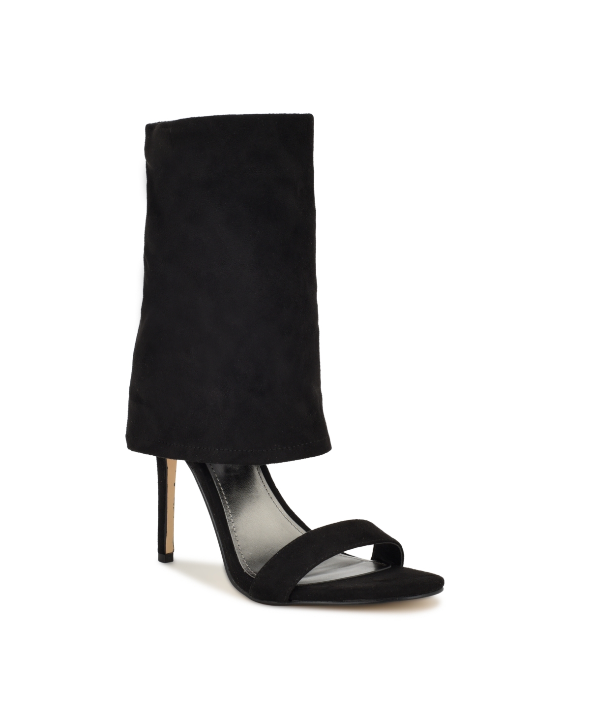 Women's Macken Stiletto Almond Toe Dress Sandals - Dark Blue Denim- Textile