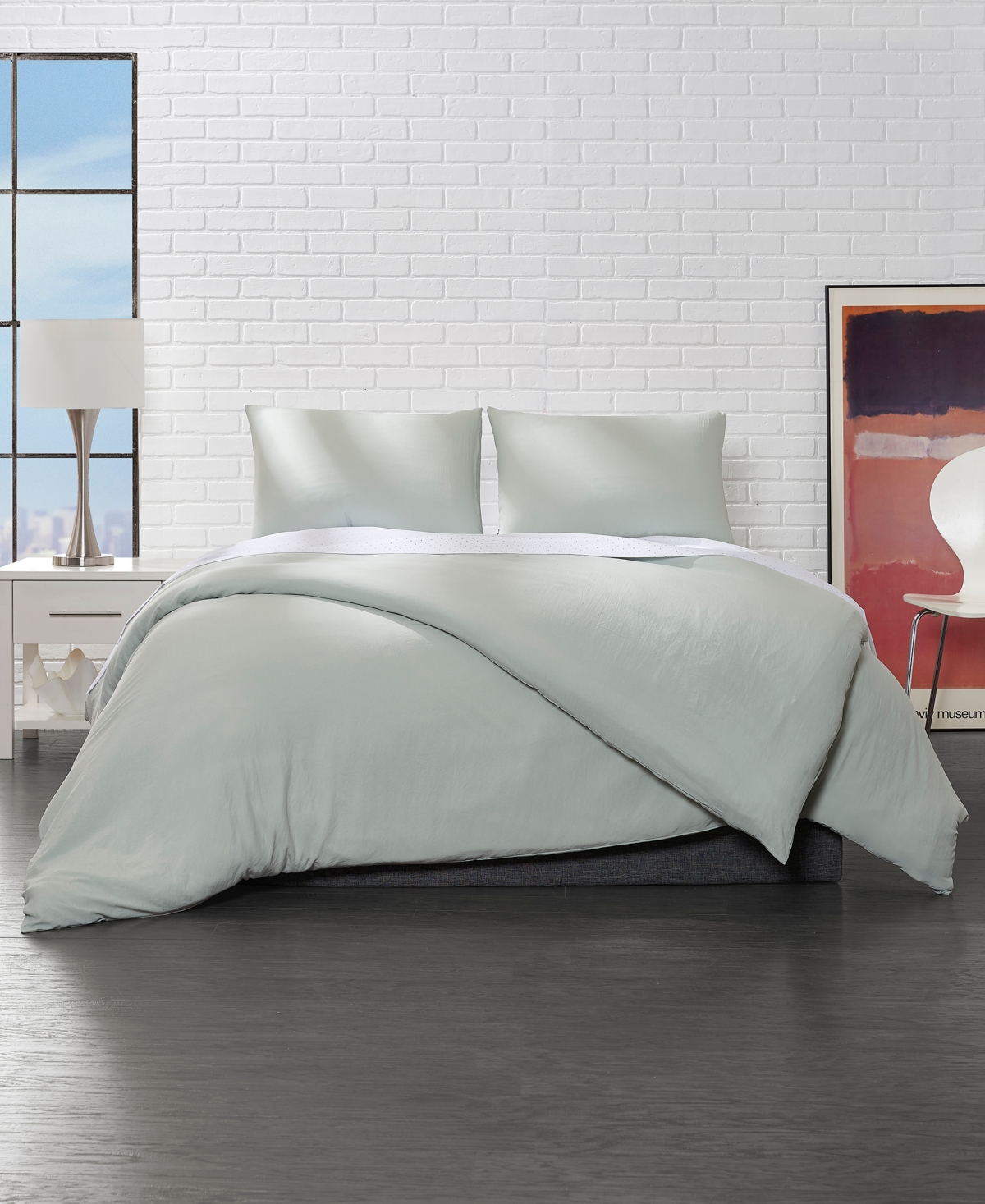 Ella Jayne Microfiber Duvet Cover 3-pc Solid Color, Xl