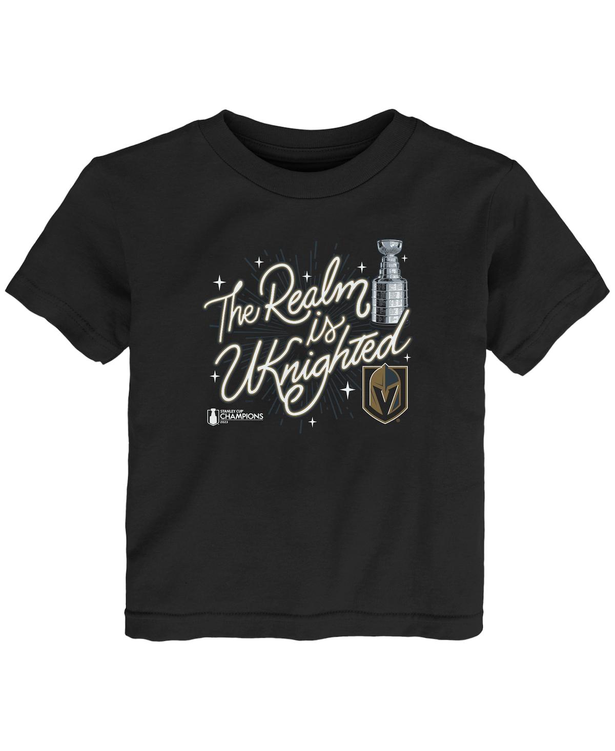 Fanatics Toddler Boys And Girls  Branded Black Vegas Golden Knights 2023 Stanley Cup Champions Celebr In Black