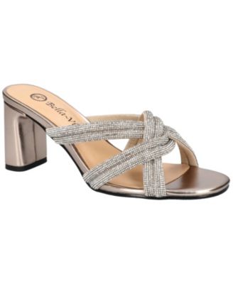 Women's Carmen Heeled Slip On Sandals