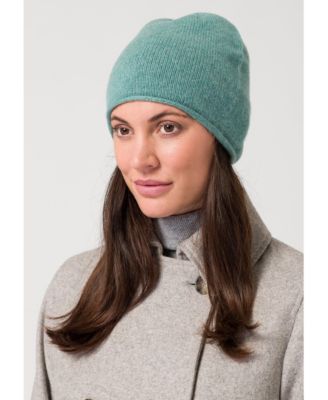 Style & Republic Herren Kaschmir Beanie – 100% Cashmere, 54 Cm Bundumfang, 2-fach Umklappbar, Chunky Strick – Perfekt Für Kalte Tage