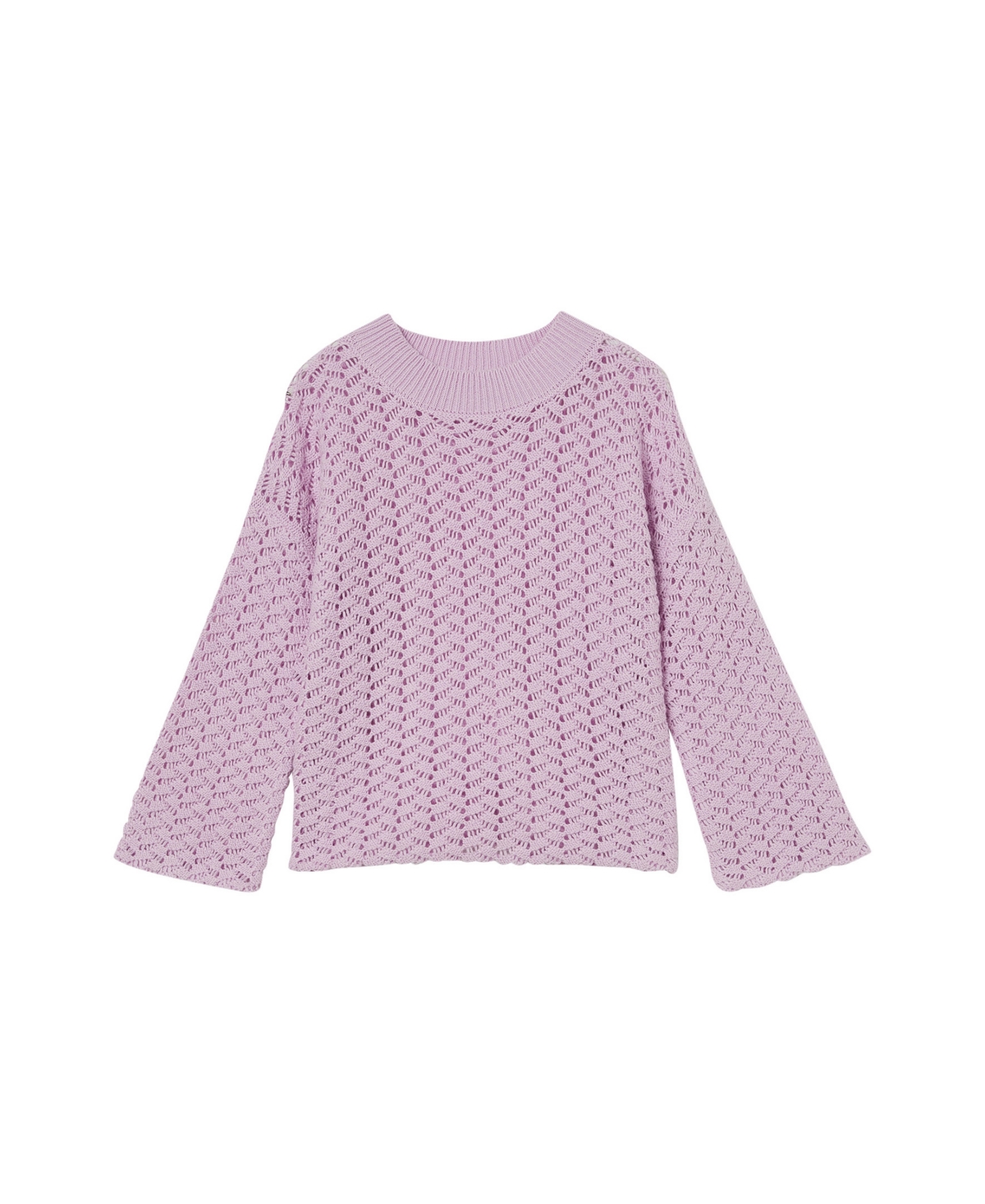 Shop Cotton On Big Girls Ruby Knit Jumper In Pale Violet