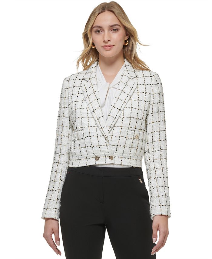 tommy hilfiger tweed blazer