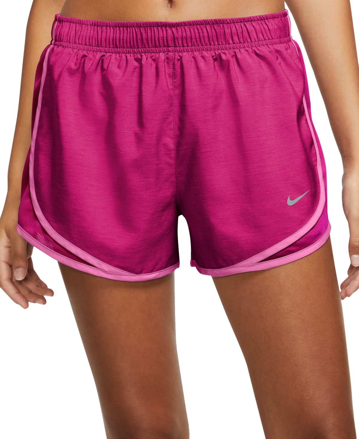 Shop Nike Tempo Women's Brief-lined Running Shorts In Fireberry