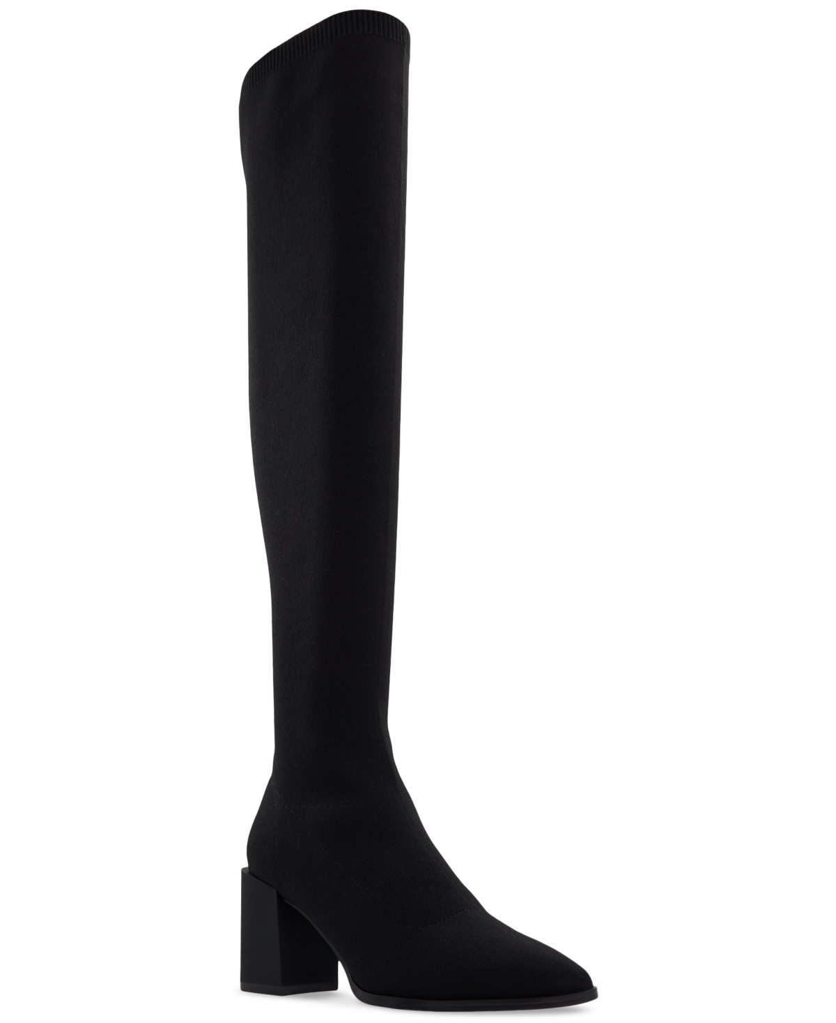 Women's Joann Over-The-Knee Block-Heel Boots - Black