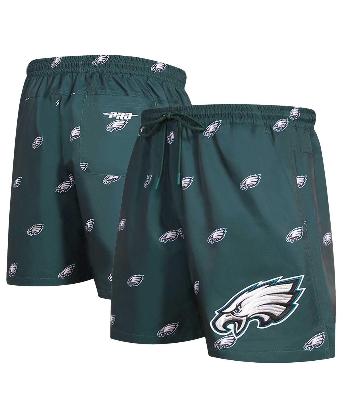 Pro Standard Men's  Midnight Green Philadelphia Eagles Allover Print Mini Logo Shorts