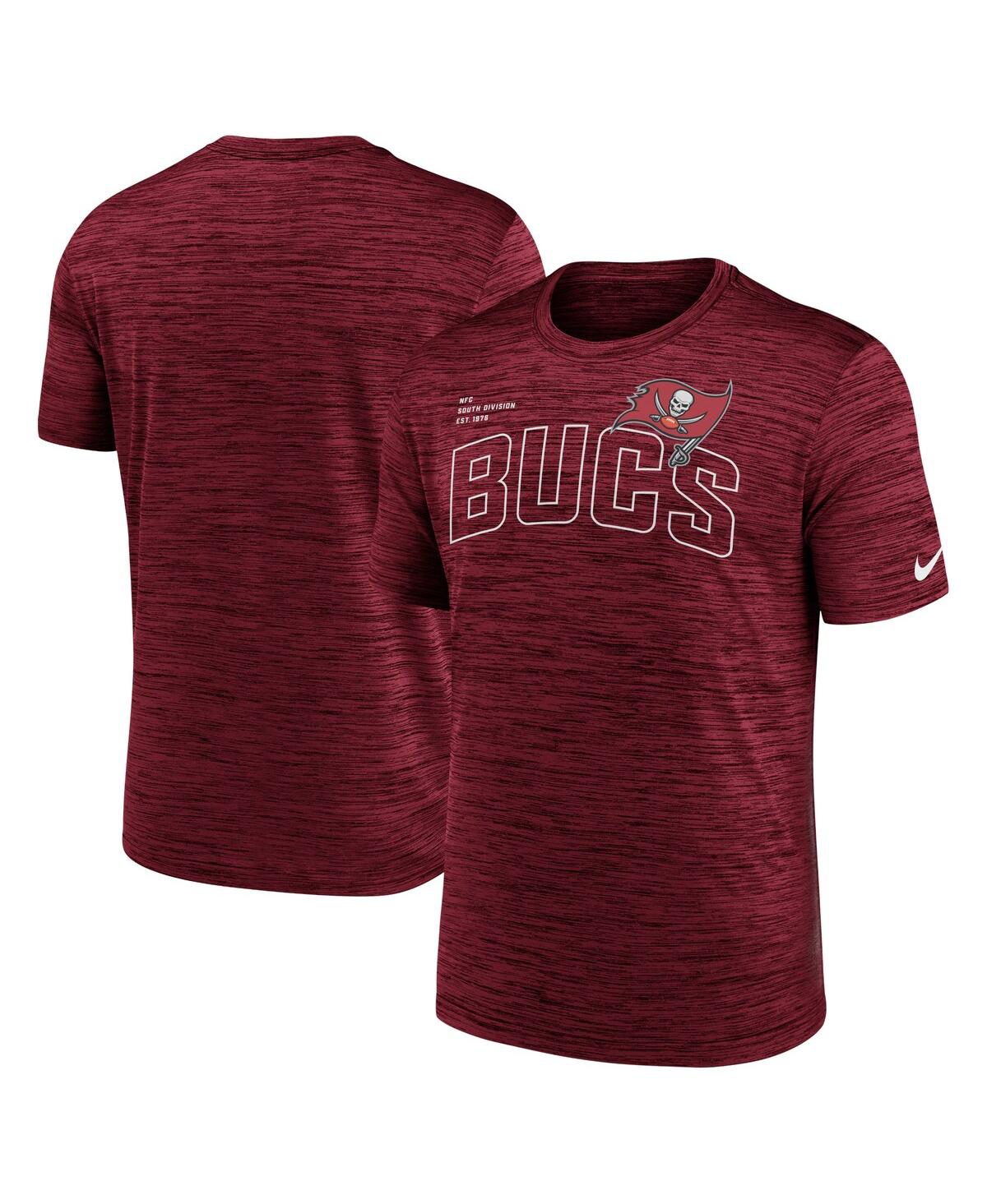 Nike Men's  Red Tampa Bay Buccaneers Velocity Arch Performance T-shirt