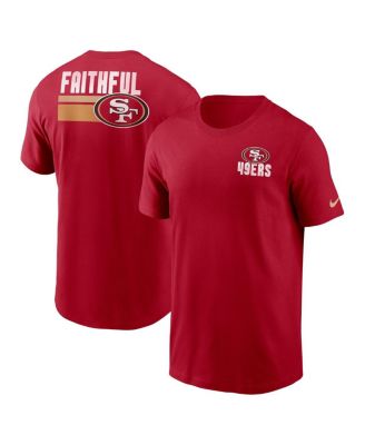 San Francisco 49ers T-Shirt Faithful 49ers Gift - Personalized Gifts:  Family, Sports, Occasions, Trending