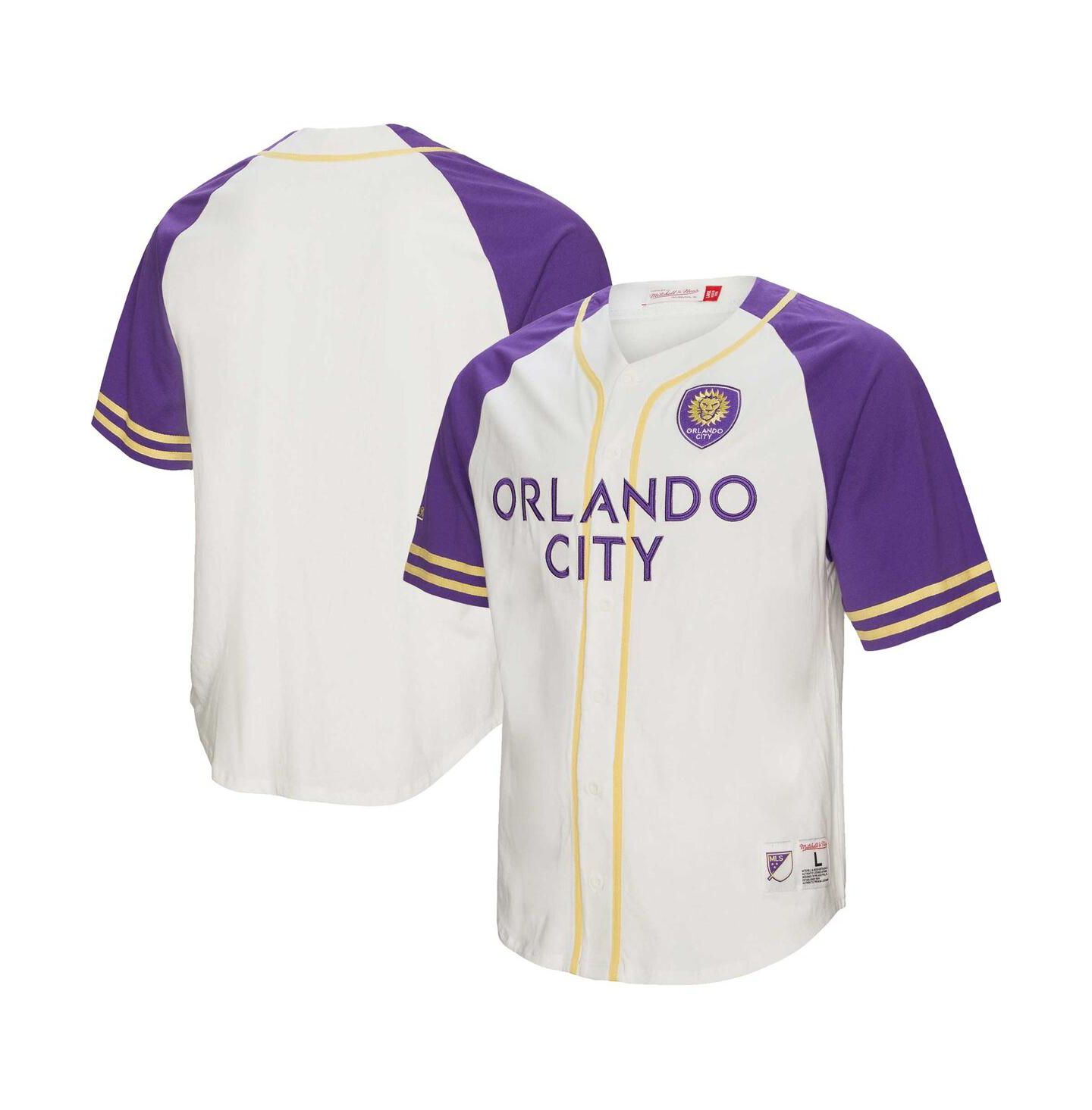 Мужской топ Mitchell & Ness White Orlando City SC Practice Day Jersey — фото 1