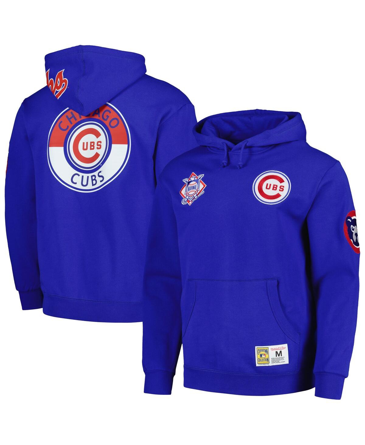 Mitchell & Ness Men's  Royal Chicago Cubs City Collection Pullover Hoodie