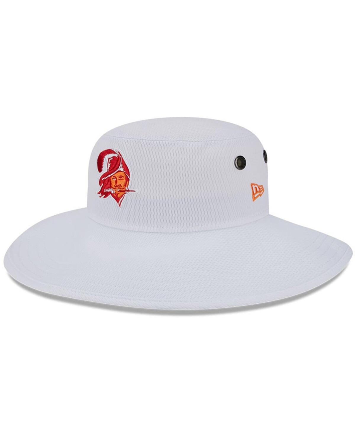 Shop New Era Men's  White Tampa Bay Buccaneers 2023 Nfl Training Camp Throwback Panama Bucket Hat