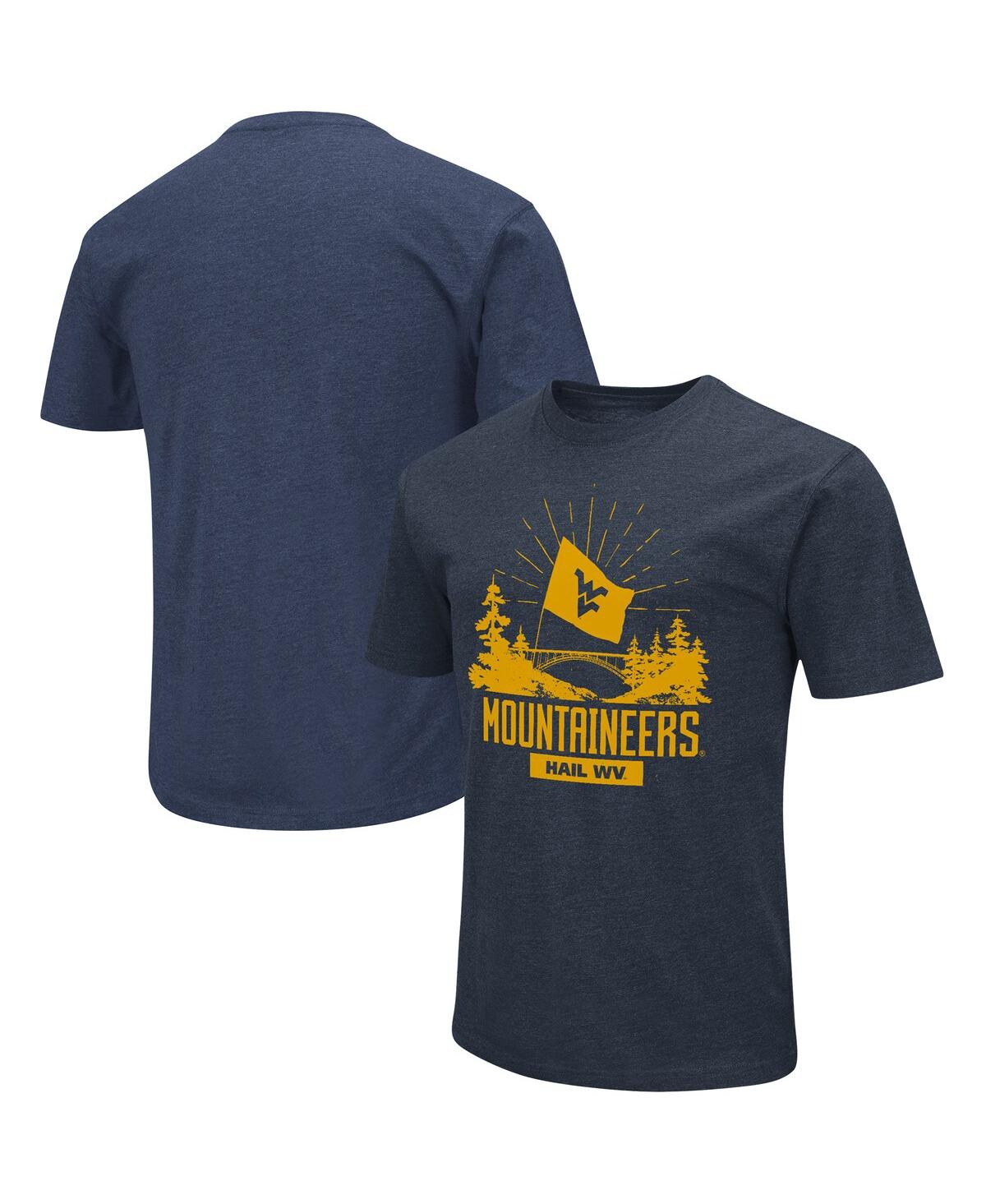Colosseum Men's  Navy West Virginia Mountaineers Fan T-shirt