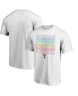 Men's White Texas Rangers City Pride T-shirt