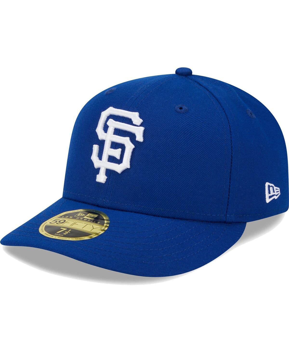 New Era Men's  Royal San Francisco Giants White Logo Low Profile 59fifty Fitted Hat In Royal