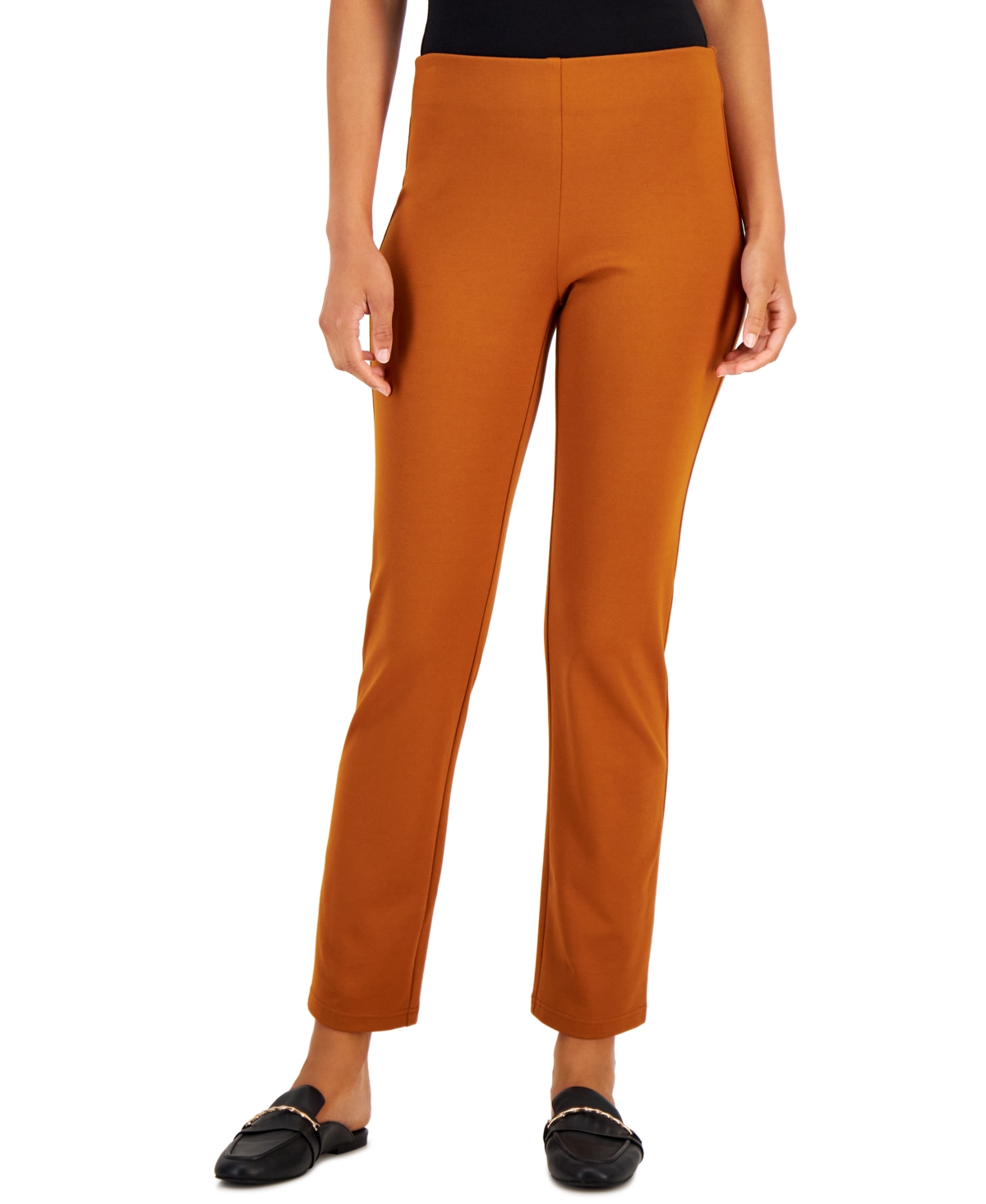 JM Collection Tummy-Control Pull-on Studded Capri Pants, Created for Macy's  - Macy's