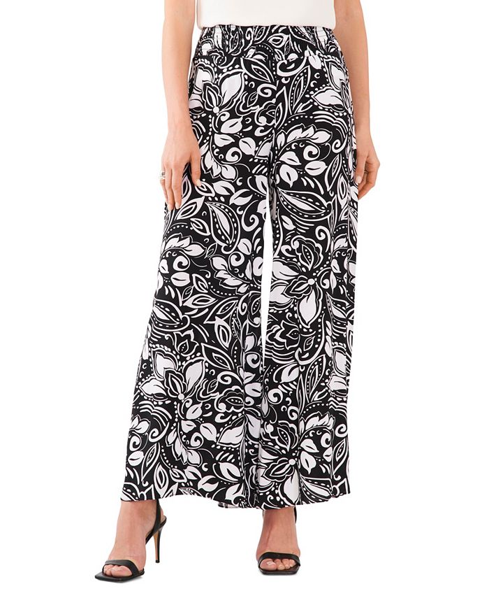 Vince Camuto Women's Smocked Waist Pull On Pants Macy's