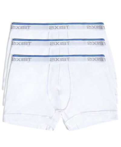 2(x)ist Men's Cotton Stretch Boxer Briefs 3-Pack