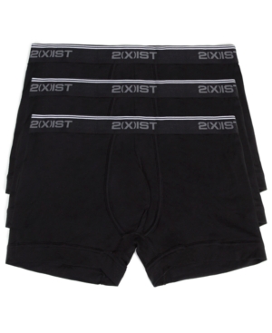 image of 2(x)ist Men-s Cotton Stretch Boxer Briefs 3-Pack