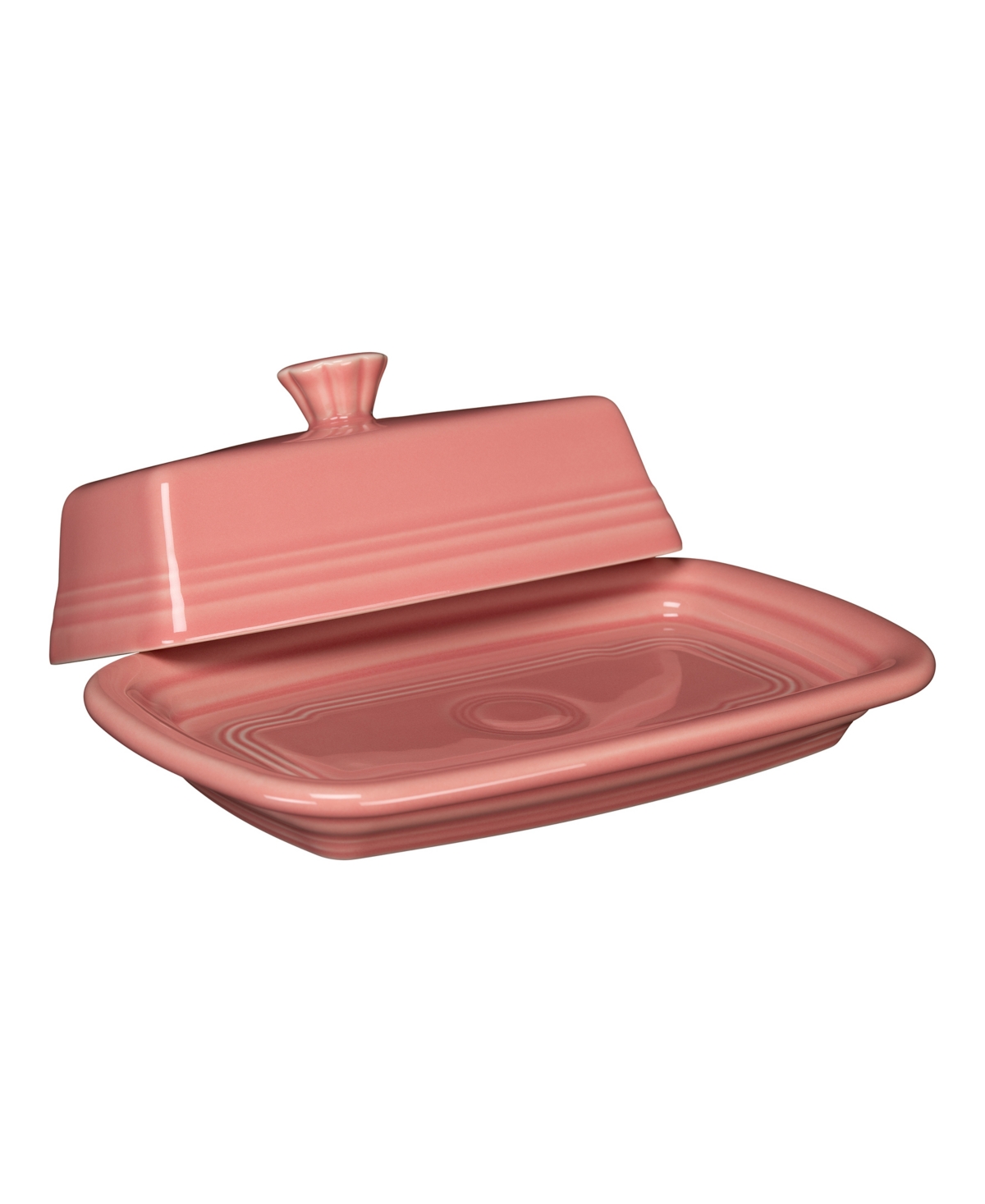 Fiesta Xl Covered Butter Dish In  Peony