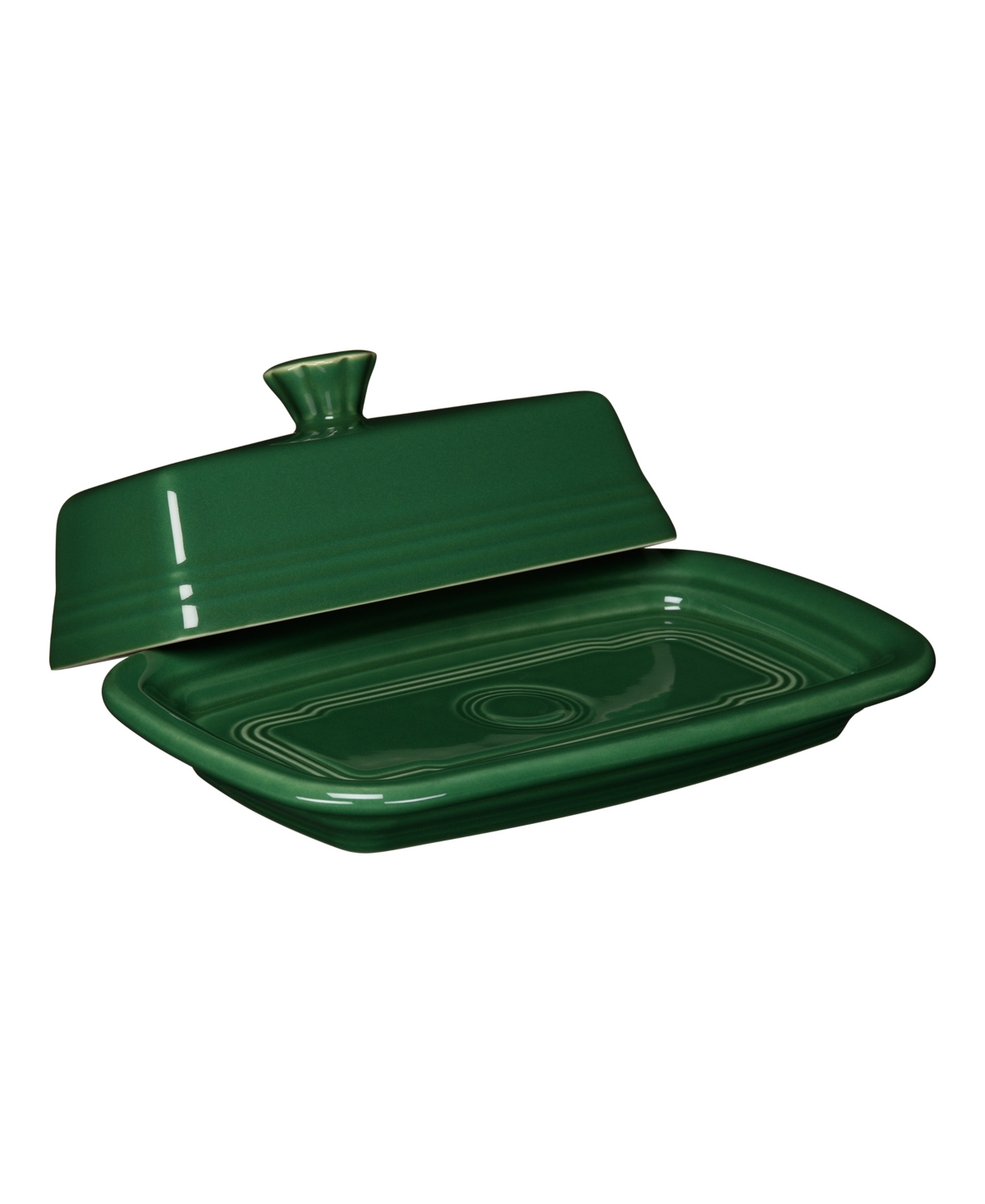 Fiesta Xl Covered Butter Dish In Jade