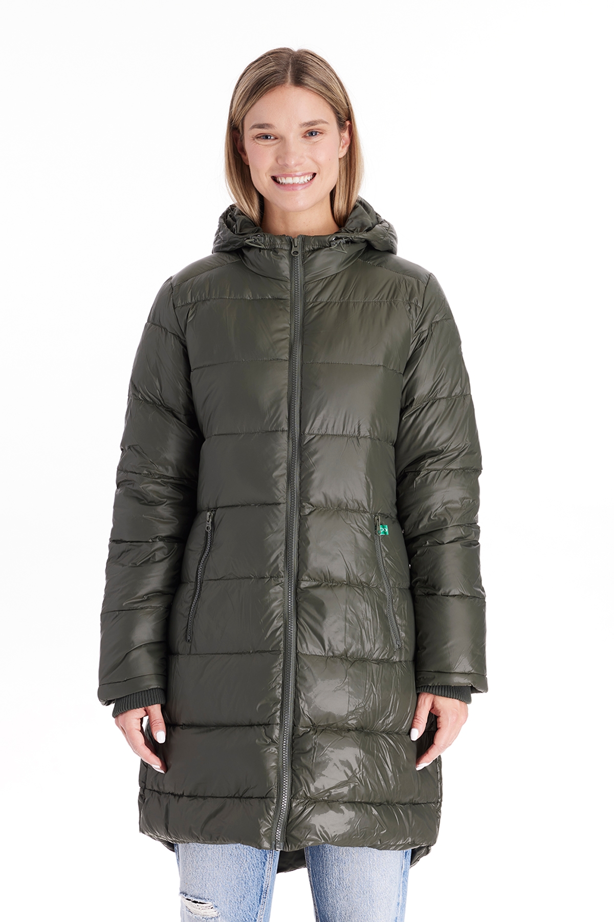 Maternity Naomi - Down Filled 3 in 1 Parka - Khaki green