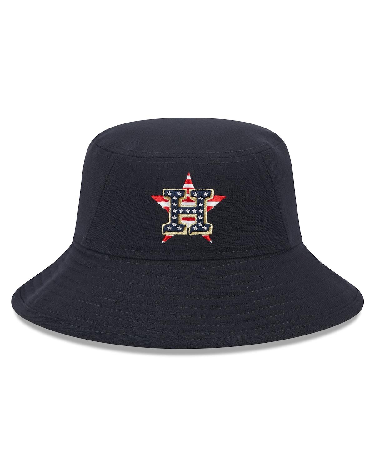 Shop New Era Men's  Navy Houston Astros 2023 Fourth Of July Bucket Hat