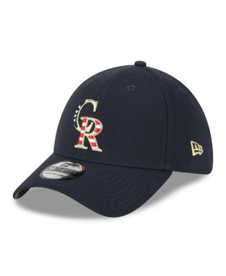 Men's Navy Colorado Rockies 2023 Fourth of July 39THIRTY Flex Fit Hat