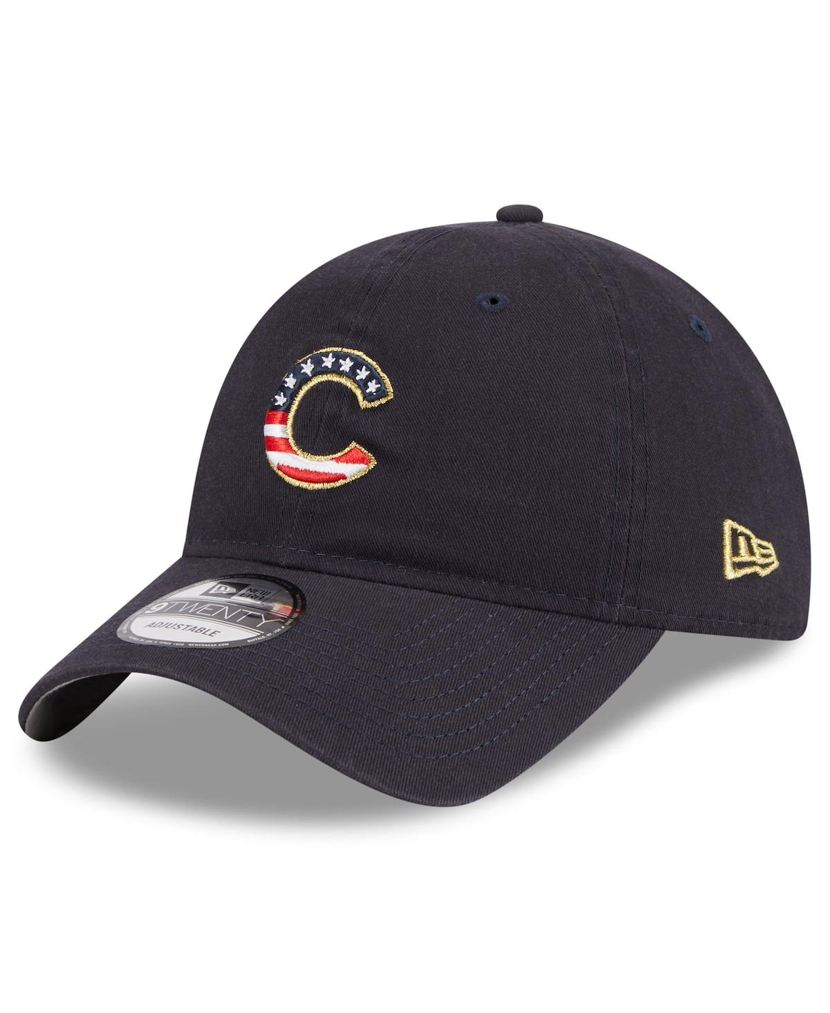 New Era Women's  Navy Chicago Cubs 2023 Fourth Of July 9twenty Adjustable Hat In Navy