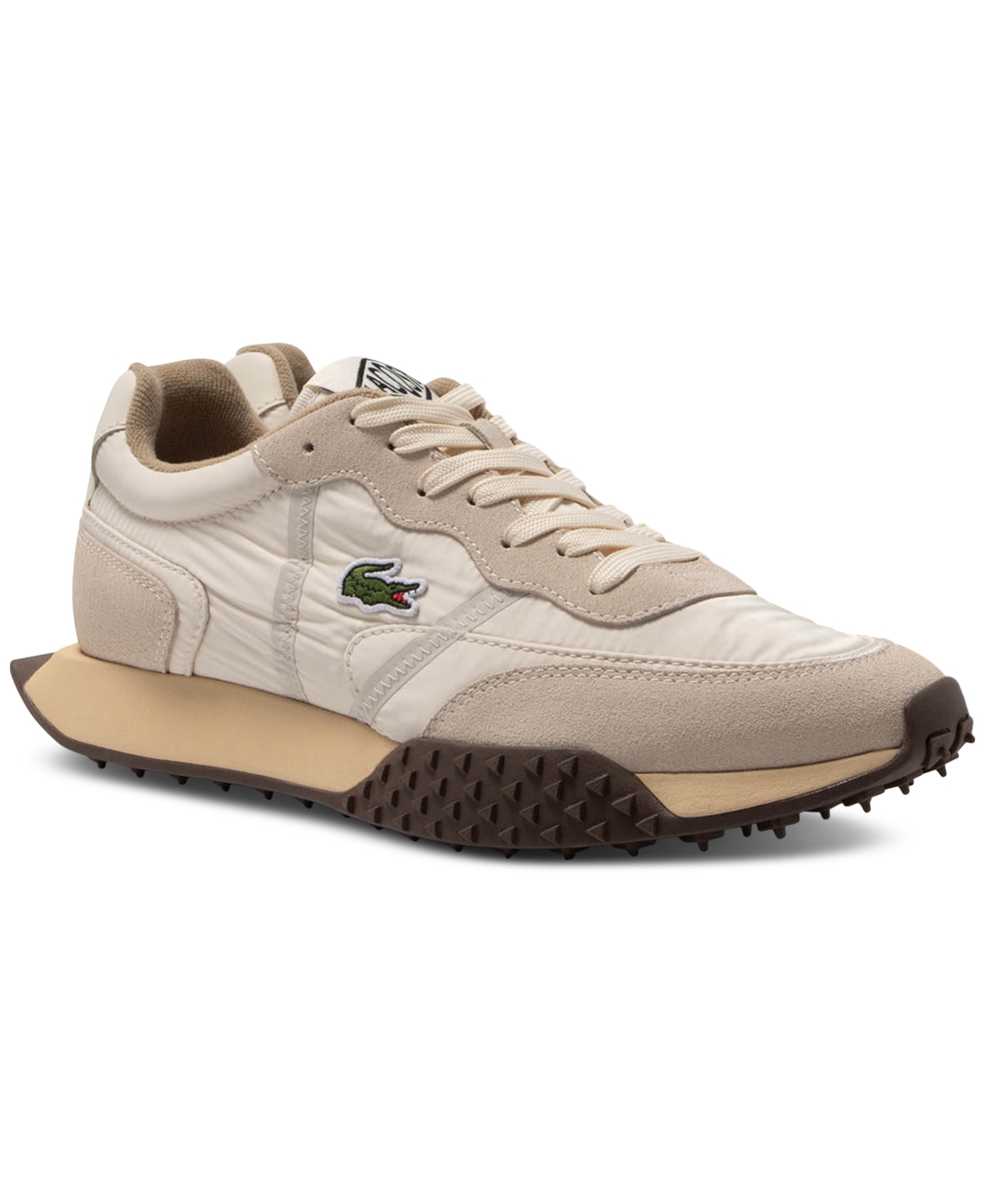 Lacoste Men's L-spin Deluxe 3.0 Lace-up Sneakers In Off White,gum