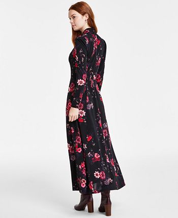 RACHEL Rachel Roy Women's Harland Floral-Print A-Line Dress - Macy's