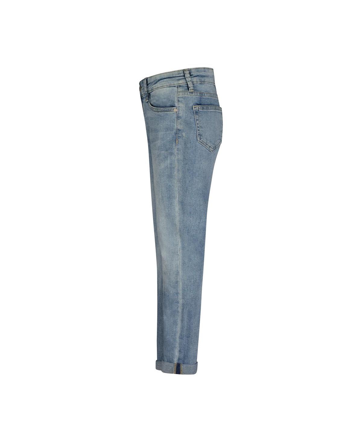 Jessica Simpson Big Girls Cuffed Mid-Rise Skinny Jeans