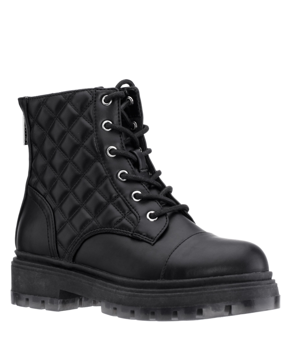 Nina Big Girls Diana Quilted Design Fashion Boot In Black