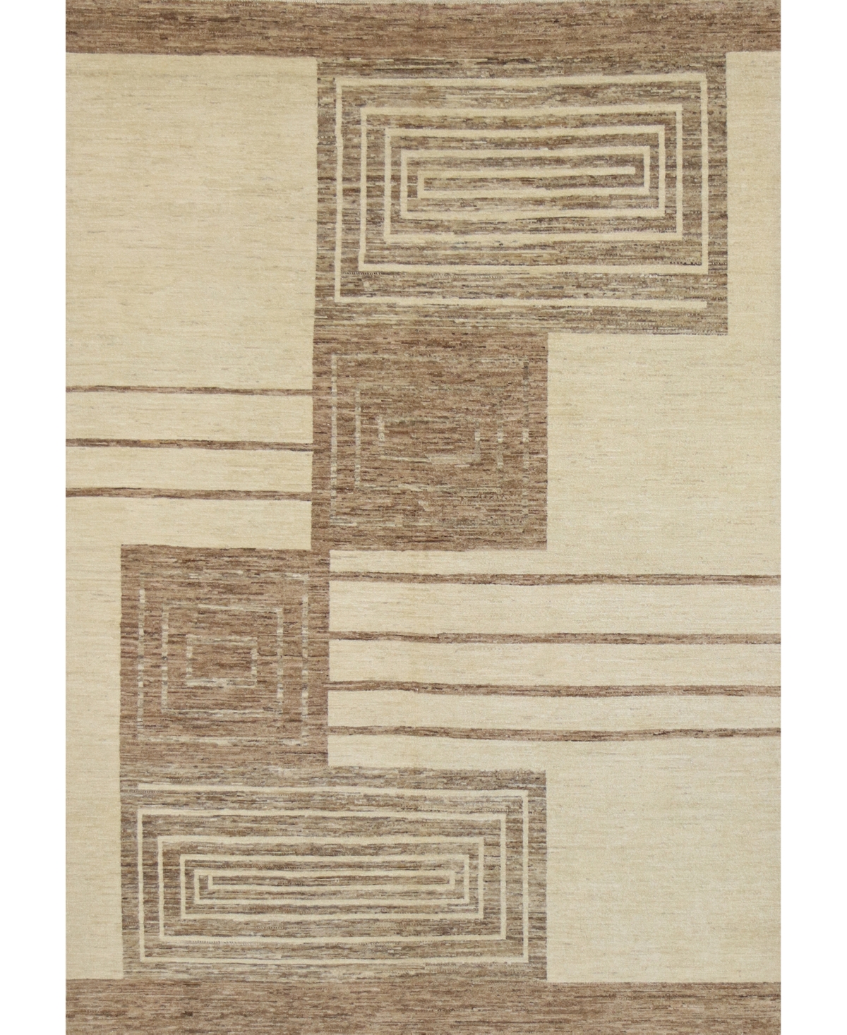 Bb Rugs One Of A Kind Modern 5'7" X 8'3" Area Rug In Multi