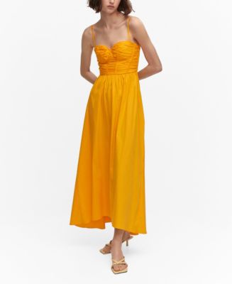 slim fit dress slacks Fleur du Mal | Flared Corset Dress | L