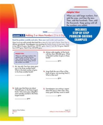 Word Problems, Grade 5 by Spectrum Compiler