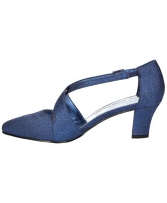 Women's Elegance Cross Strap Front Pumps