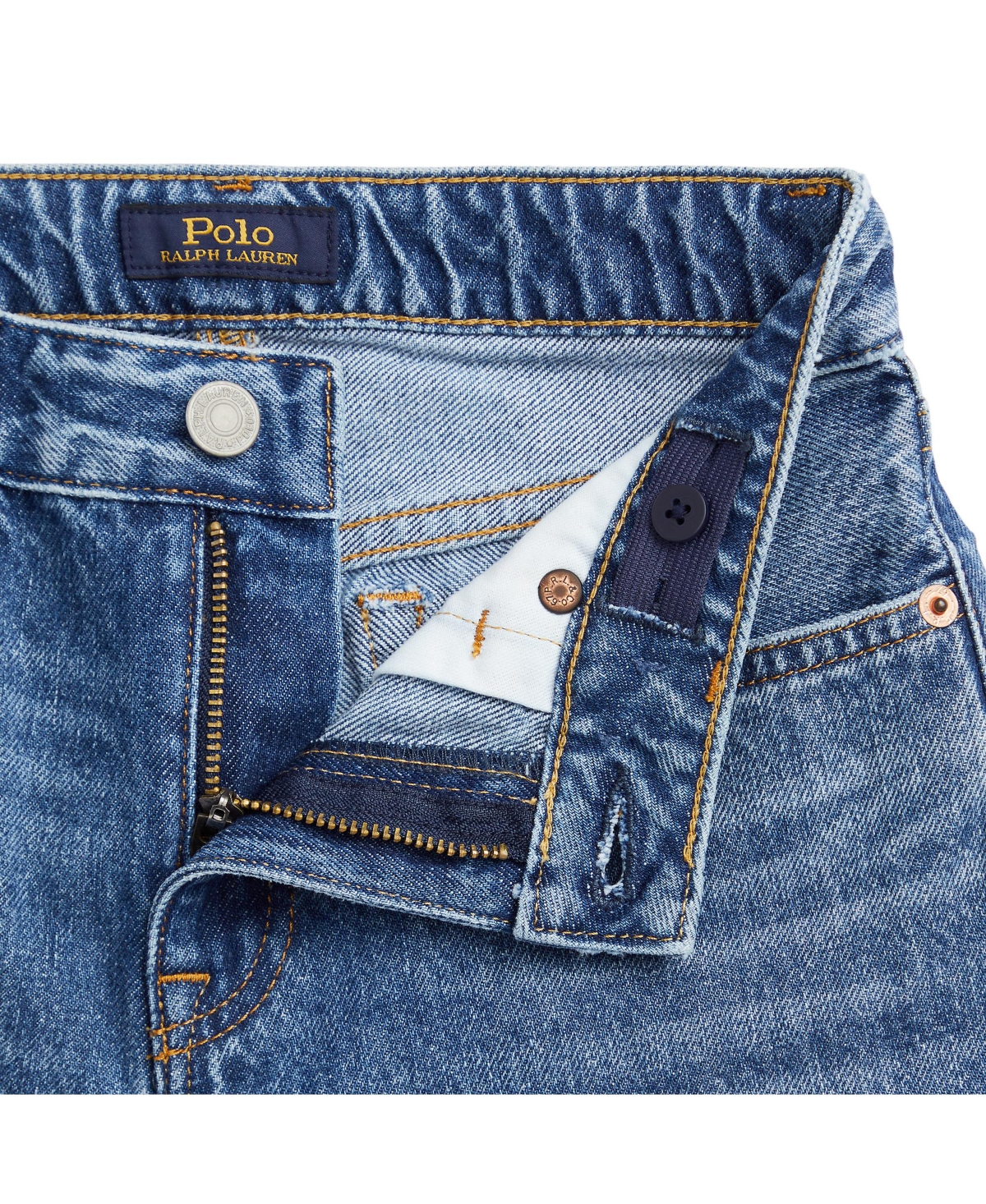Polo Ralph Lauren Big Girls High-Rise Straight Fit Jeans