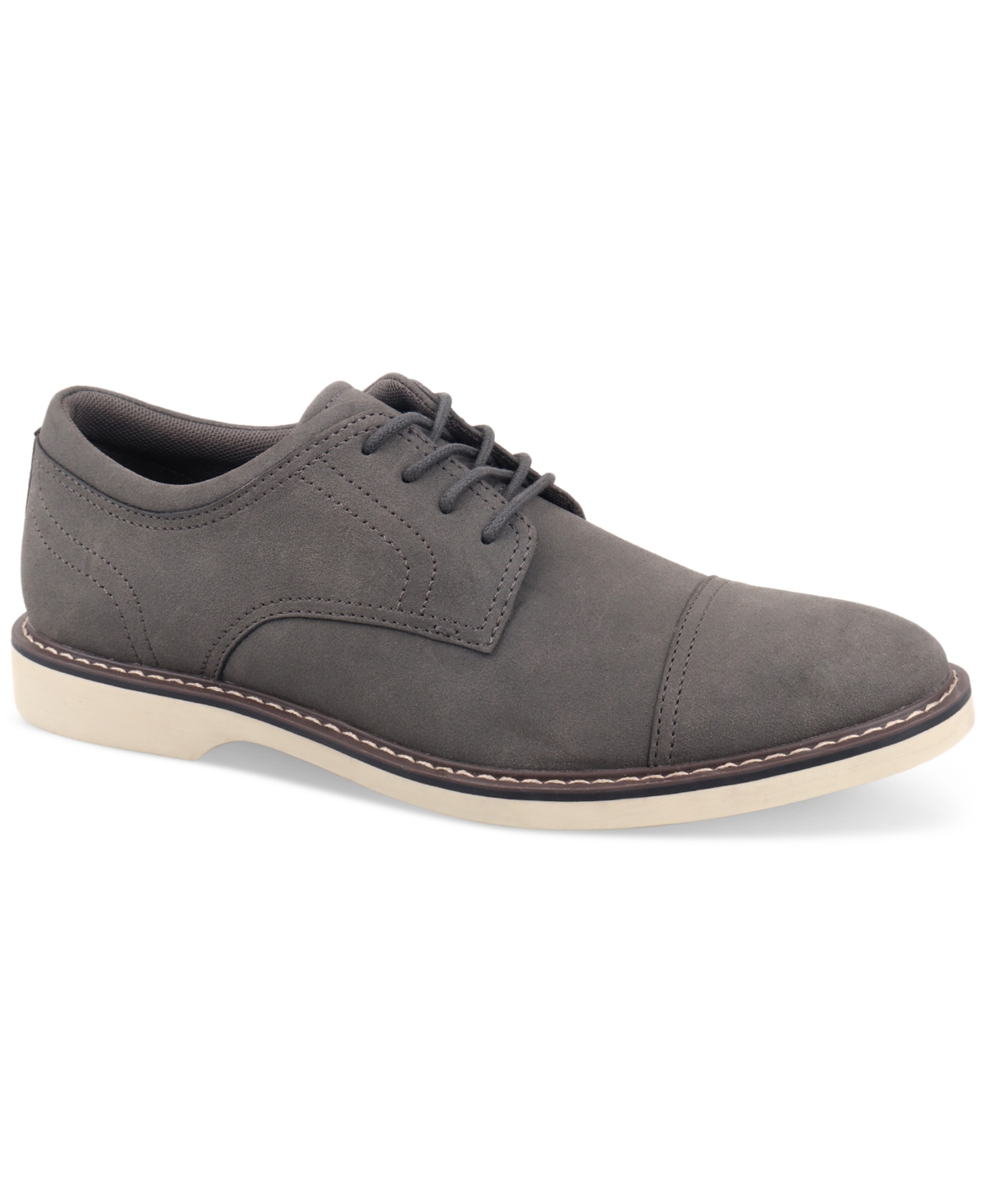 Men's Theo Lace-Up Shoes, Created for Macy's - Grey