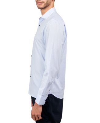 Men's Dobby Gingham Dress Shirt