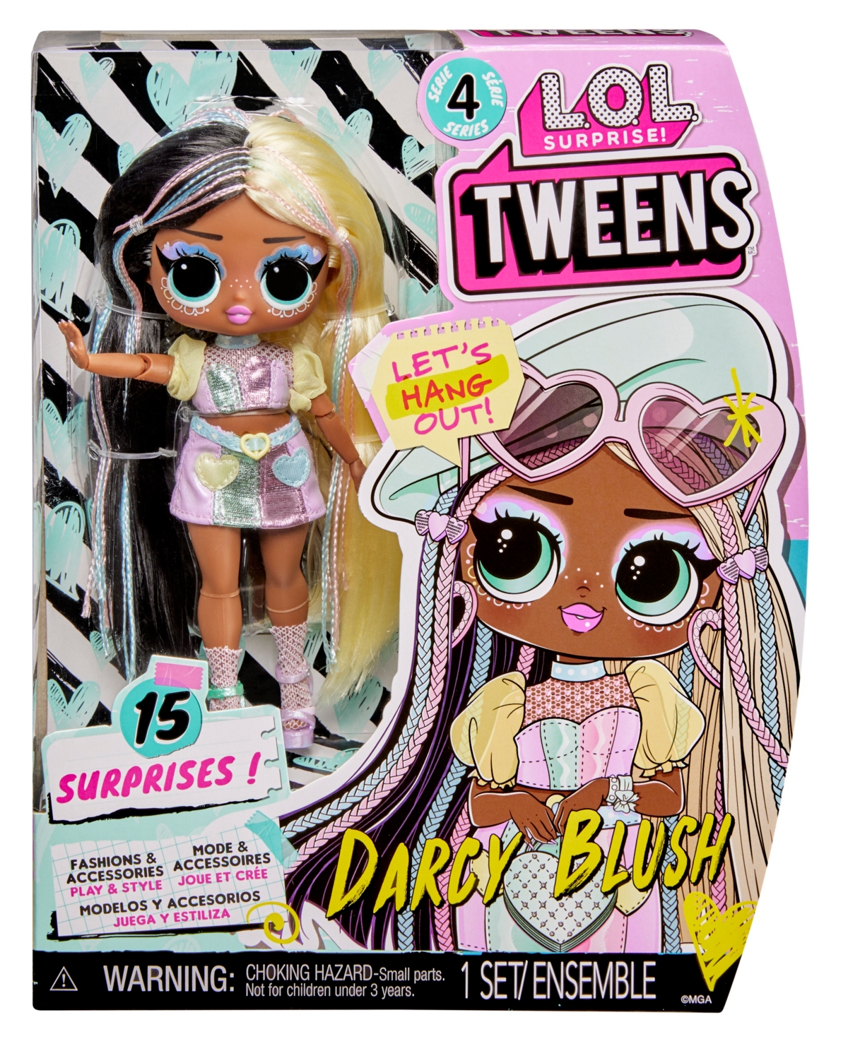 Shop Lol Surprise L.o.l. Surprise Tweens Series 4 Doll- Darcy Blush In Multicolor