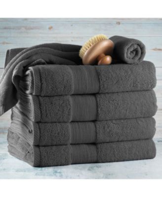 Luxury Combed Cotton Bath Towel Set, 6-Piece
