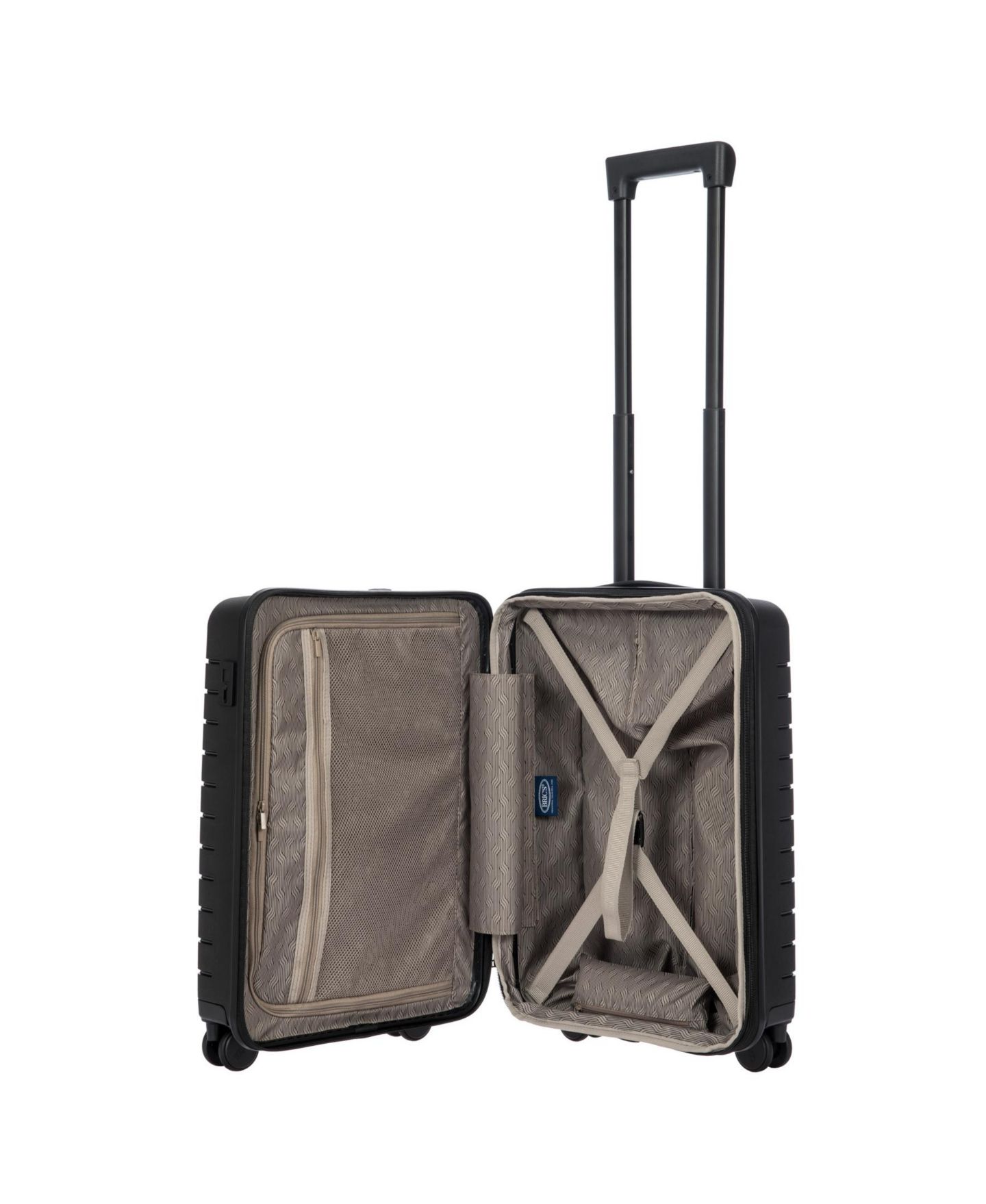 Чемодан Bric's B Y Ulisse Hardside Front Carry-on Spinner, цвет: Чёрный — фото 4