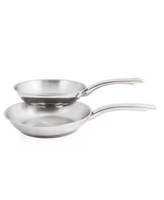 Belly Shape 12pc 18/10 Stainless Steel Cookware Set, Glass Lids