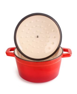 Neo 4pc Cast Iron Cookware Set, Fry Pan, Grill Pan & Round Dutch Oven