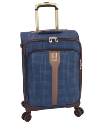 London Fog Brentwood III 20 Expandable Spinner Carry- on Soft Side,  Created for Macy's - Macy's